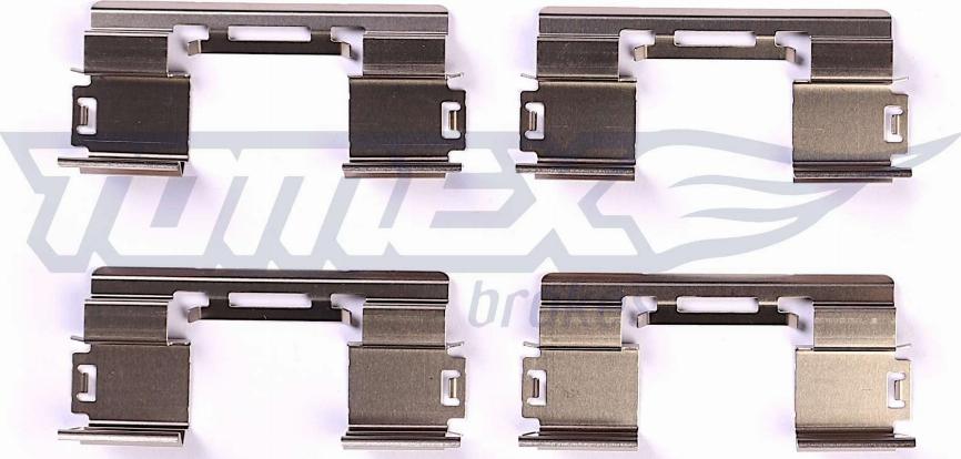 TOMEX brakes TX 43-35 - Piederumu komplekts, Disku bremžu uzlikas onlydrive.pro