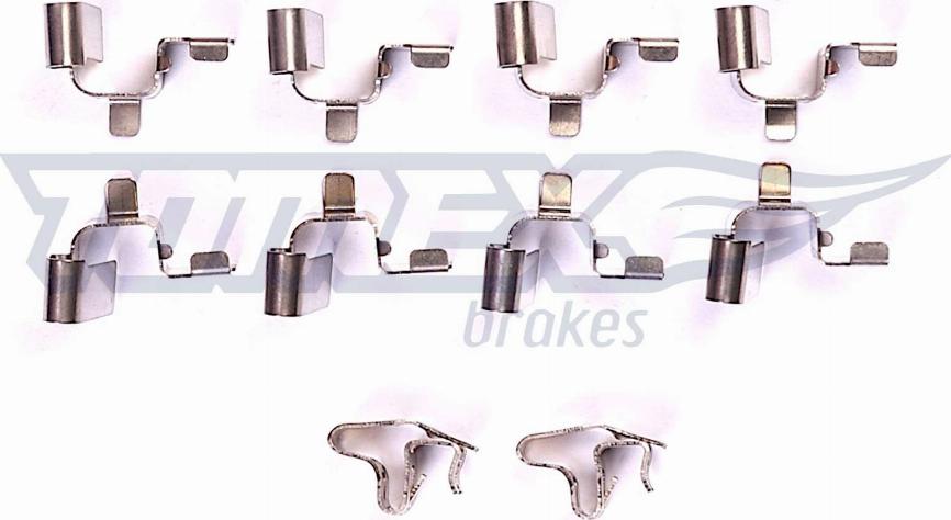 TOMEX brakes TX 43-72 - Комплектующие для колодок дискового тормоза onlydrive.pro