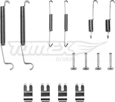 TOMEX brakes TX 42-05 - Accessory Kit, brake shoes onlydrive.pro