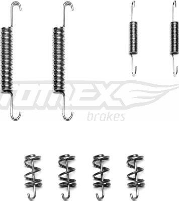 TOMEX brakes TX 42-03 - Accessory Kit, brake shoes onlydrive.pro
