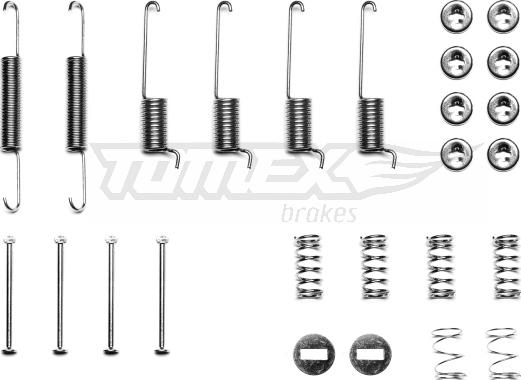 TOMEX brakes TX 42-07 - Accessory Kit, brake shoes onlydrive.pro