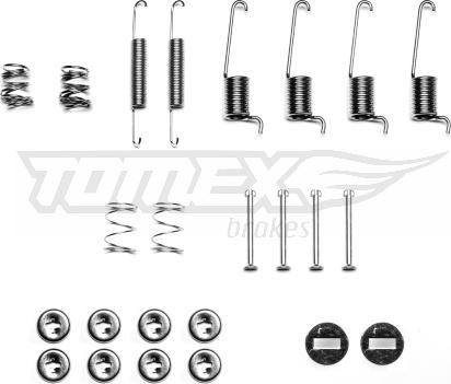 TOMEX brakes TX 42-10 - Accessory Kit, brake shoes onlydrive.pro