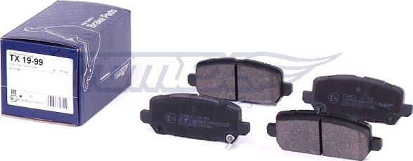 TOMEX brakes TX 19-99 - Тормозные колодки, дисковые, комплект onlydrive.pro