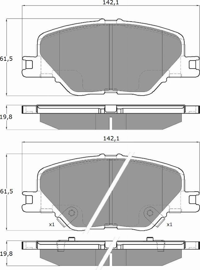 TOMEX brakes TX 19-09 - Brake Pad Set, disc brake onlydrive.pro