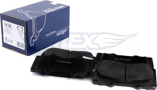 TOMEX brakes TX 14-96 - Brake Pad Set, disc brake onlydrive.pro