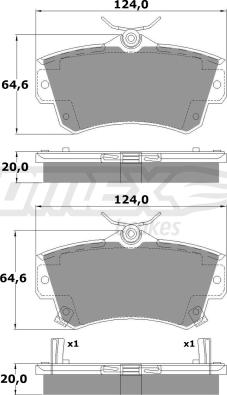 TOMEX brakes TX 14-97 - Jarrupala, levyjarru onlydrive.pro