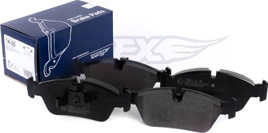 TOMEX brakes TX 14-35 - Brake Pad Set, disc brake onlydrive.pro