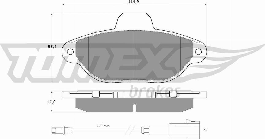 TOMEX brakes TX 15-96 - Jarrupala, levyjarru onlydrive.pro