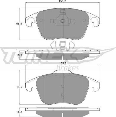 TOMEX brakes TX 15-93 - Jarrupala, levyjarru onlydrive.pro