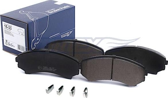 TOMEX brakes TX 15-33 - Brake Pad Set, disc brake onlydrive.pro