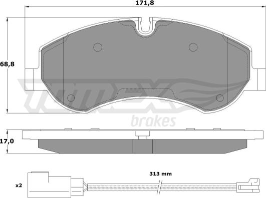 TOMEX brakes TX 16-95 - Jarrupala, levyjarru onlydrive.pro