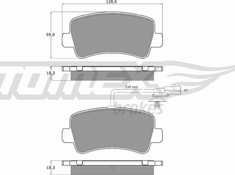 TOMEX brakes TX 16-48 - Jarrupala, levyjarru onlydrive.pro