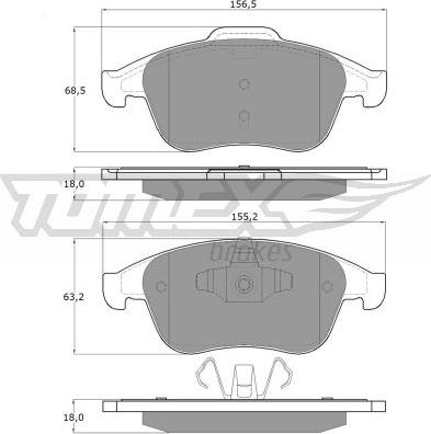 TOMEX brakes TX 16-65 - Jarrupala, levyjarru onlydrive.pro