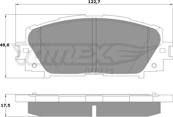 TOMEX brakes TX 16-09 - Brake Pad Set, disc brake onlydrive.pro