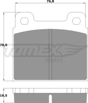 TOMEX brakes TX 10-181 - Jarrupala, levyjarru onlydrive.pro