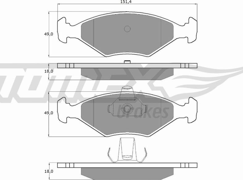 TOMEX brakes TX 10-793 - Jarrupala, levyjarru onlydrive.pro