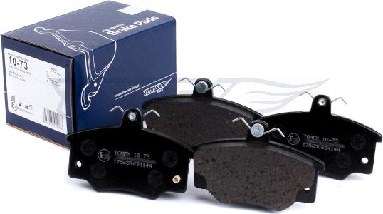 TOMEX brakes TX 10-73 - Brake Pad Set, disc brake onlydrive.pro