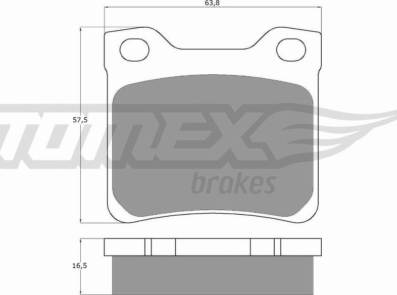 TOMEX brakes TX 11-94 - Brake Pad Set, disc brake onlydrive.pro