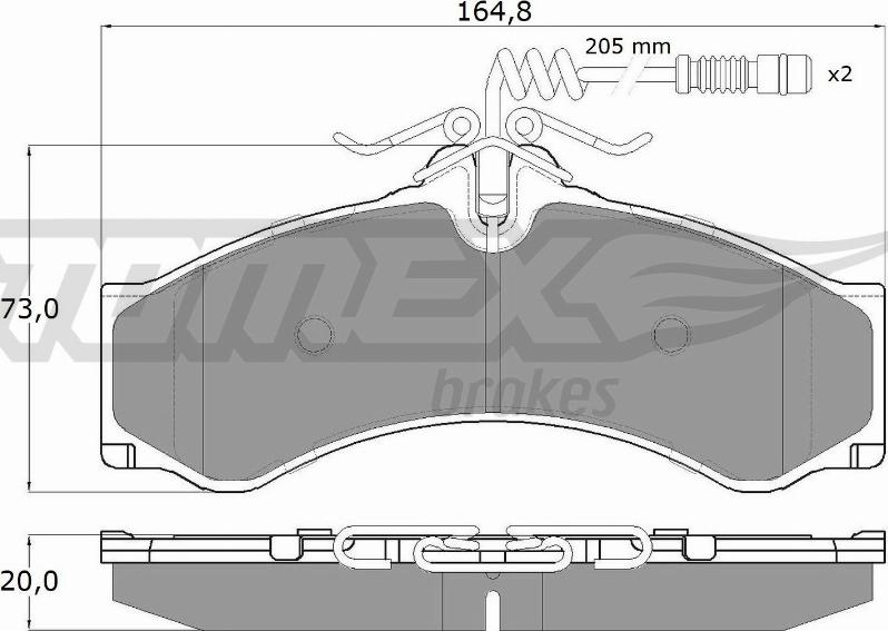 TOMEX brakes TX 11-481 - Jarrupala, levyjarru onlydrive.pro