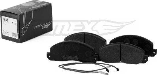 TOMEX brakes TX 11-65 - Piduriklotsi komplekt,ketaspidur onlydrive.pro