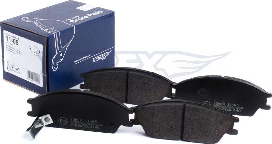 TOMEX brakes TX 11-05 - Brake Pad Set, disc brake onlydrive.pro