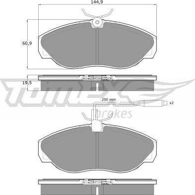 TOMEX brakes TX 11-72 - Jarrupala, levyjarru onlydrive.pro