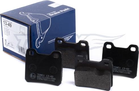 TOMEX brakes TX 13-49 - Brake Pad Set, disc brake onlydrive.pro