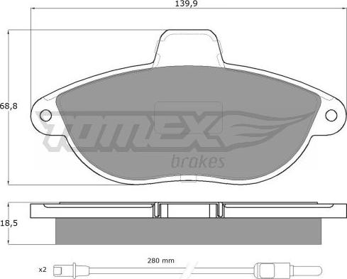 TOMEX brakes TX 13-35 - Jarrupala, levyjarru onlydrive.pro