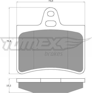 TOMEX brakes TX 13-33 - Brake Pad Set, disc brake onlydrive.pro