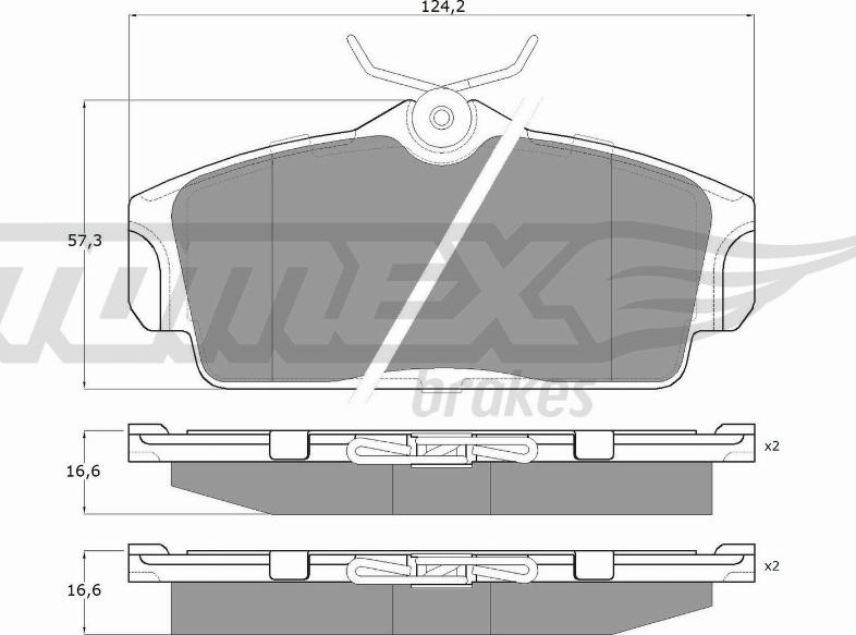 TOMEX brakes TX 12-92 - Jarrupala, levyjarru onlydrive.pro