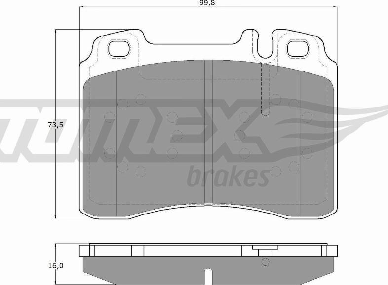 TOMEX brakes TX 12-711 - Jarrupala, levyjarru onlydrive.pro