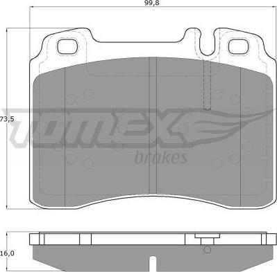 TOMEX brakes TX 12-711 - Jarrupala, levyjarru onlydrive.pro