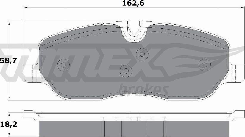 TOMEX brakes TX 17-71 - Brake Pad Set, disc brake onlydrive.pro