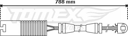 TOMEX brakes TX 30-29 - Įspėjimo kontaktas, stabdžių trinkelių susidėvėjimas onlydrive.pro