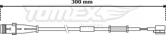 TOMEX brakes TX 30-70 - Warning Contact, brake pad wear onlydrive.pro