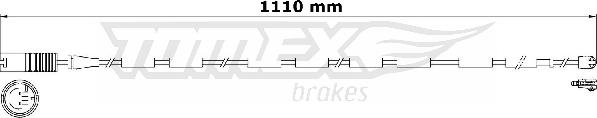 TOMEX brakes TX 31-16 - Indikators, Bremžu uzliku nodilums onlydrive.pro