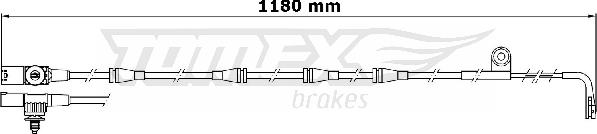 TOMEX brakes TX 31-33 - Сигнализатор, износ тормозных колодок onlydrive.pro