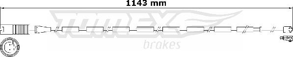 TOMEX brakes TX 31-29 - Hoiatuskontakt, piduriklotsi kulumine onlydrive.pro