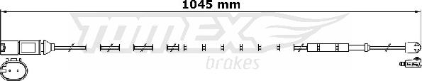 TOMEX brakes TX 31-28 - Сигнализатор, износ тормозных колодок onlydrive.pro