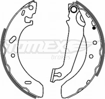 TOMEX brakes TX 20-54 - Piduriklotside komplekt onlydrive.pro