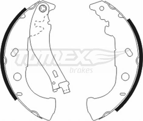 TOMEX brakes TX 20-52 - Stabdžių trinkelių komplektas onlydrive.pro