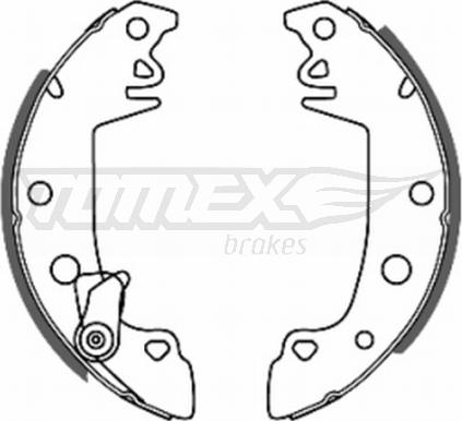 TOMEX brakes TX 20-68 - Stabdžių trinkelių komplektas onlydrive.pro