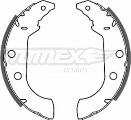 TOMEX brakes TX 20-67 - Brake Shoe Set onlydrive.pro