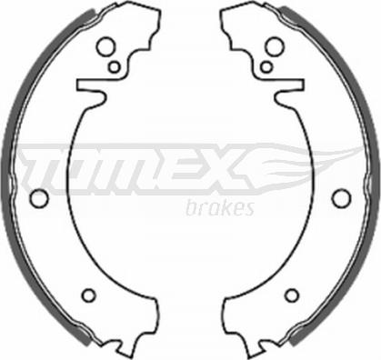 TOMEX brakes TX 20-11 - Комплект тормозных колодок, барабанные onlydrive.pro