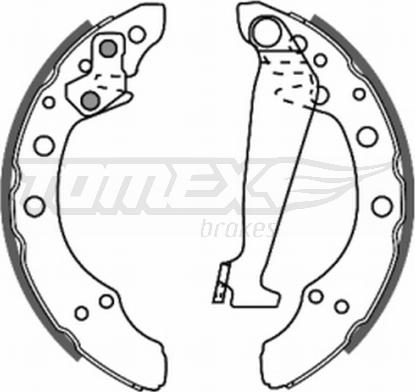 TOMEX brakes TX 20-86 - Brake Shoe Set onlydrive.pro