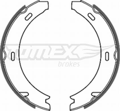 TOMEX brakes TX 20-37 - Stabdžių trinkelių komplektas onlydrive.pro