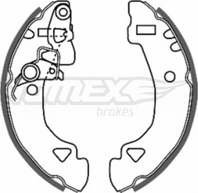 TOMEX brakes TX 20-27 - Brake Shoe Set onlydrive.pro