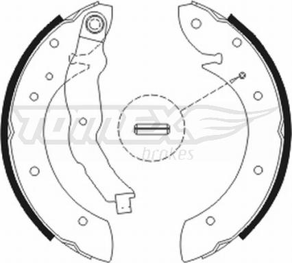 TOMEX brakes TX 20-79 - Stabdžių trinkelių komplektas onlydrive.pro