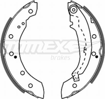 TOMEX brakes TX 20-72 - Brake Shoe Set onlydrive.pro