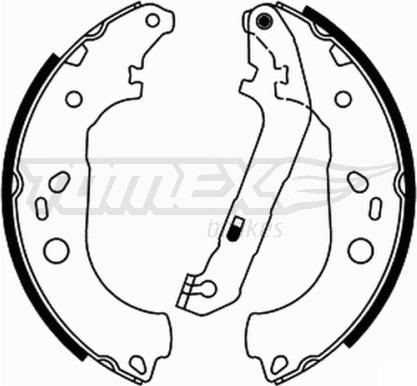 TOMEX brakes TX 21-95 - Brake Shoe Set onlydrive.pro